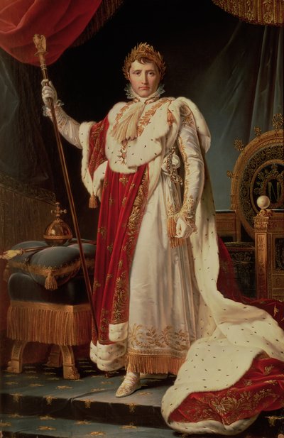 Napoléon en robes de couronnement, c.1804 - Baron François Pascal Simon Gérard